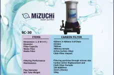 Gallery WATER PURIFIER<br>FILTER AIR 11 specification_mizuchi_sc_30